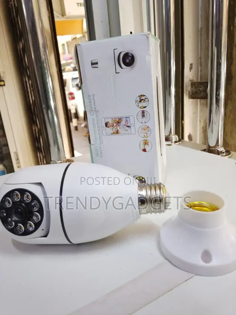 Smart E27 Wifi Bulb Camera 360° Motion Detection