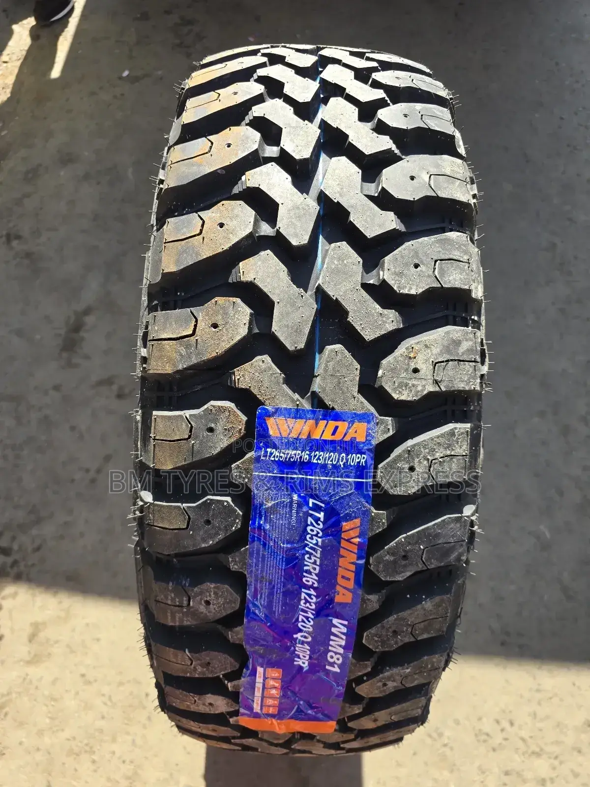Lt265 /75 R16 Winda Tyres (Mud Terrein)
