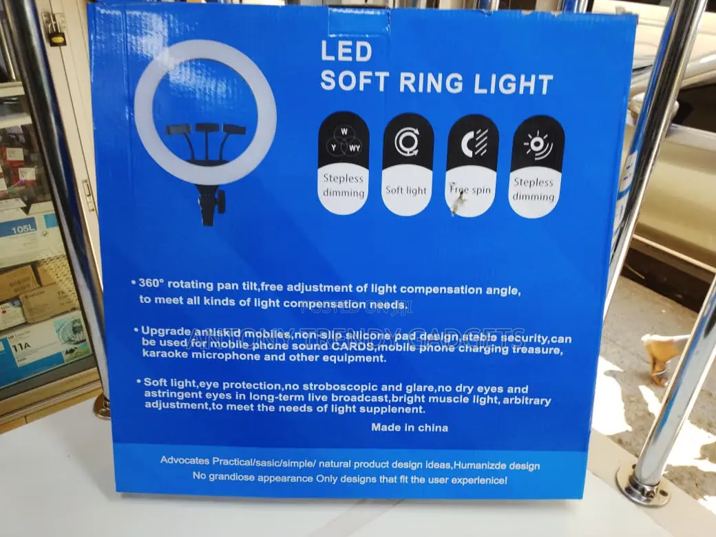 LJJ-45 18 Inch Led Ring Light Kit With Stand Remote