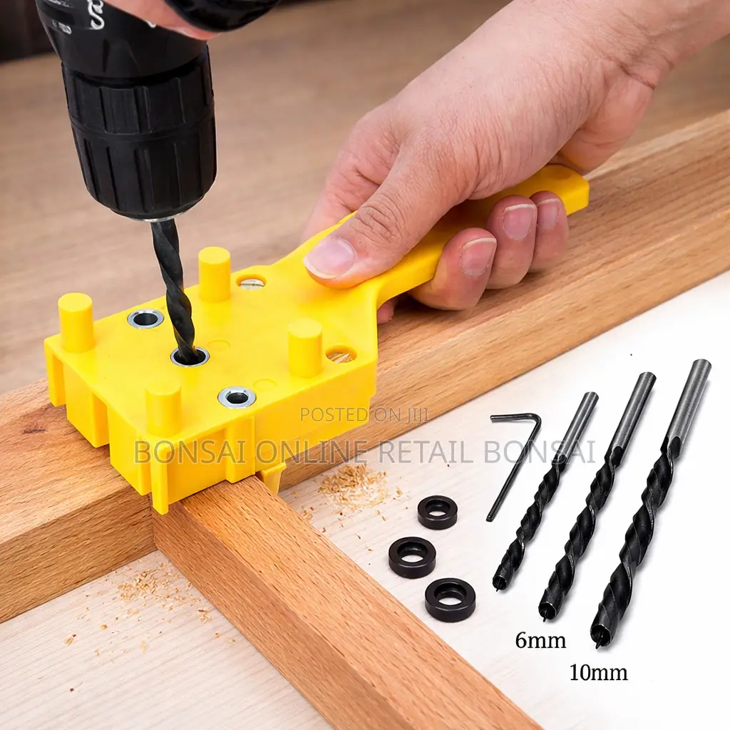 8 Piece Dwelling Hole Jig Drill Locator Set