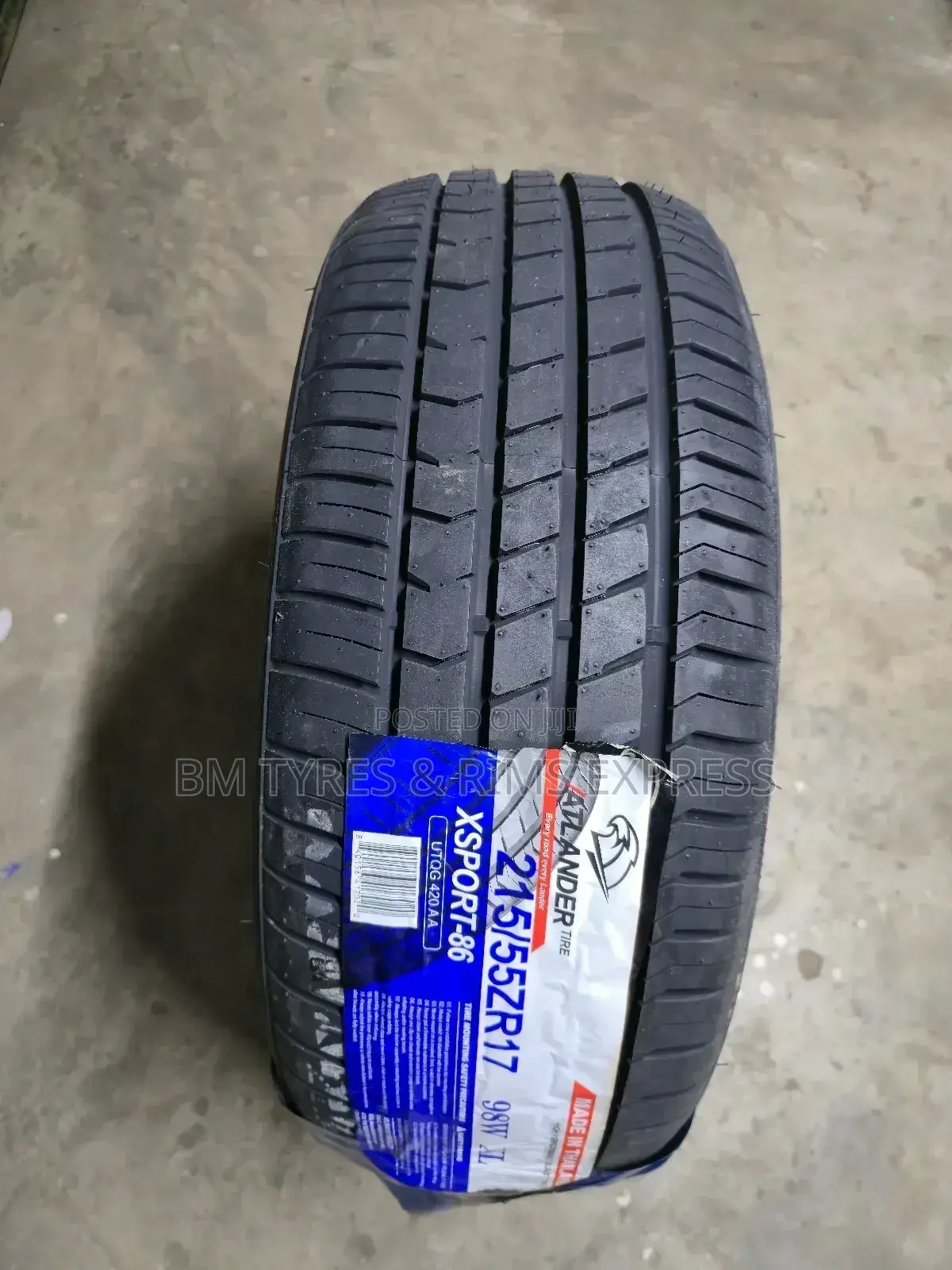 215 /55 R17 Atlander Tyres (Thailand) Xsport - 86.