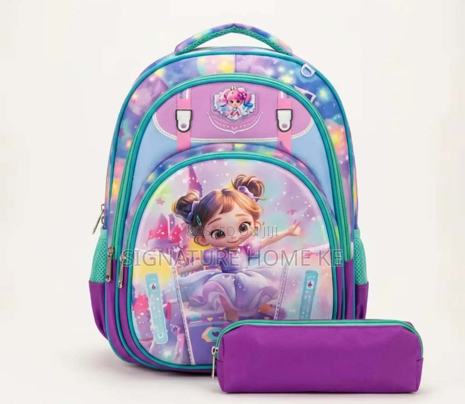 2 in 1 Cartoon Themed School Bag