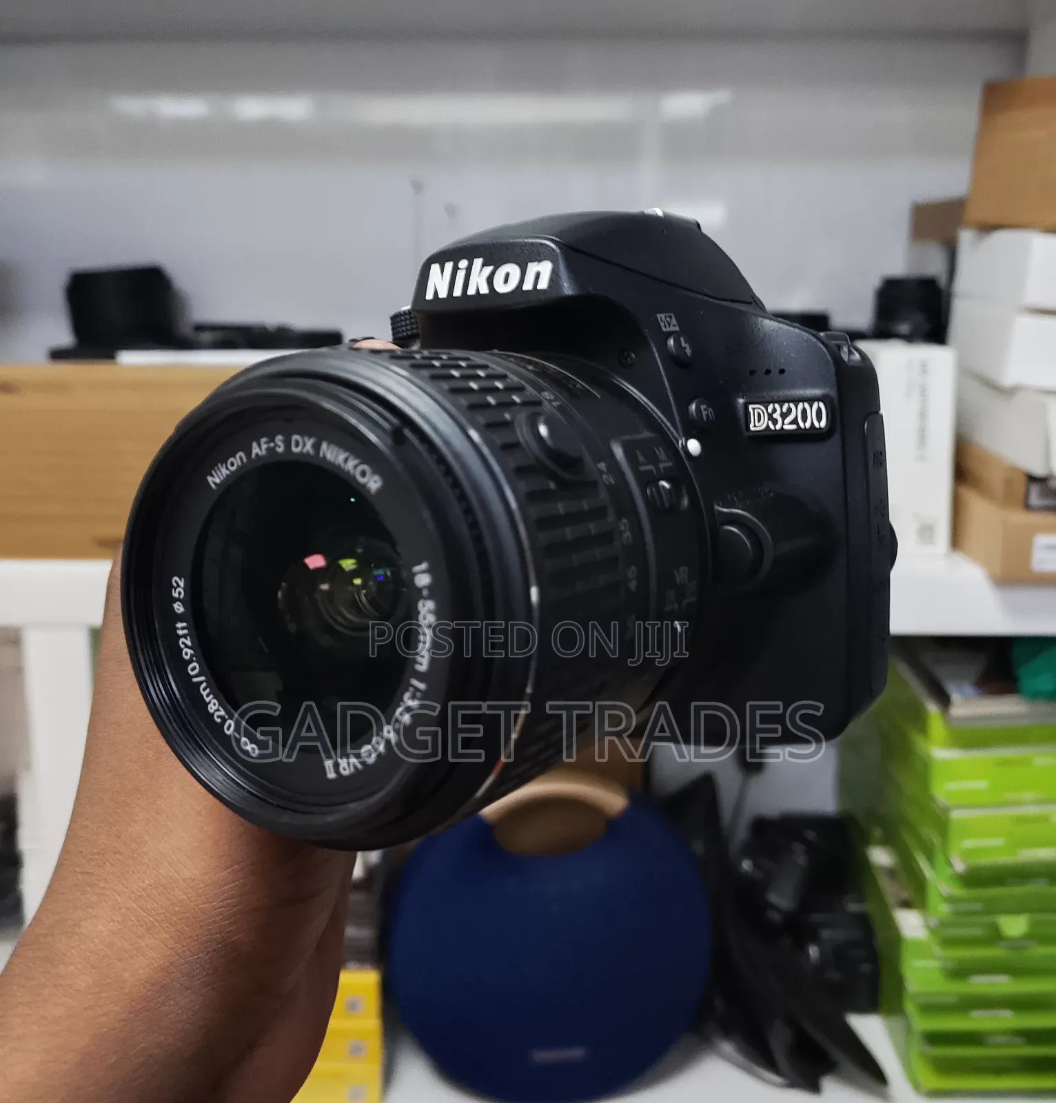 Nikon D3200 DSLR Camera With 18-55mm Lens (Ex U.S)