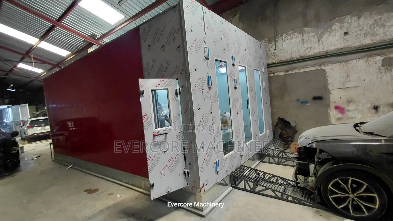 Diesel Heated Spray Booth Machine Industrial.
