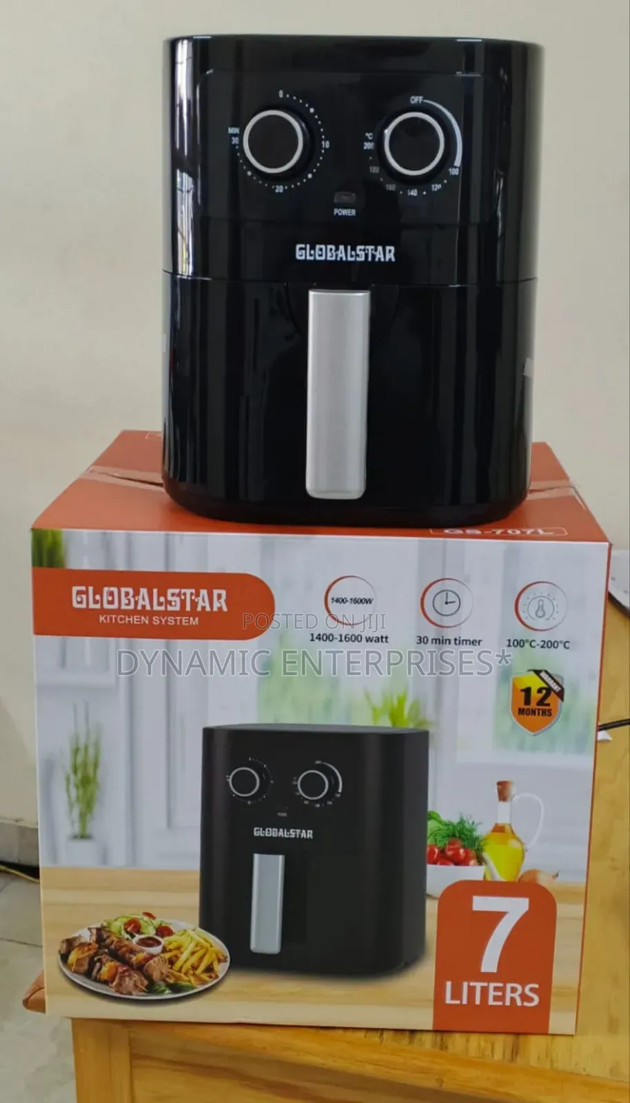 Globalstar 7l Air Fryer - Large Capacity