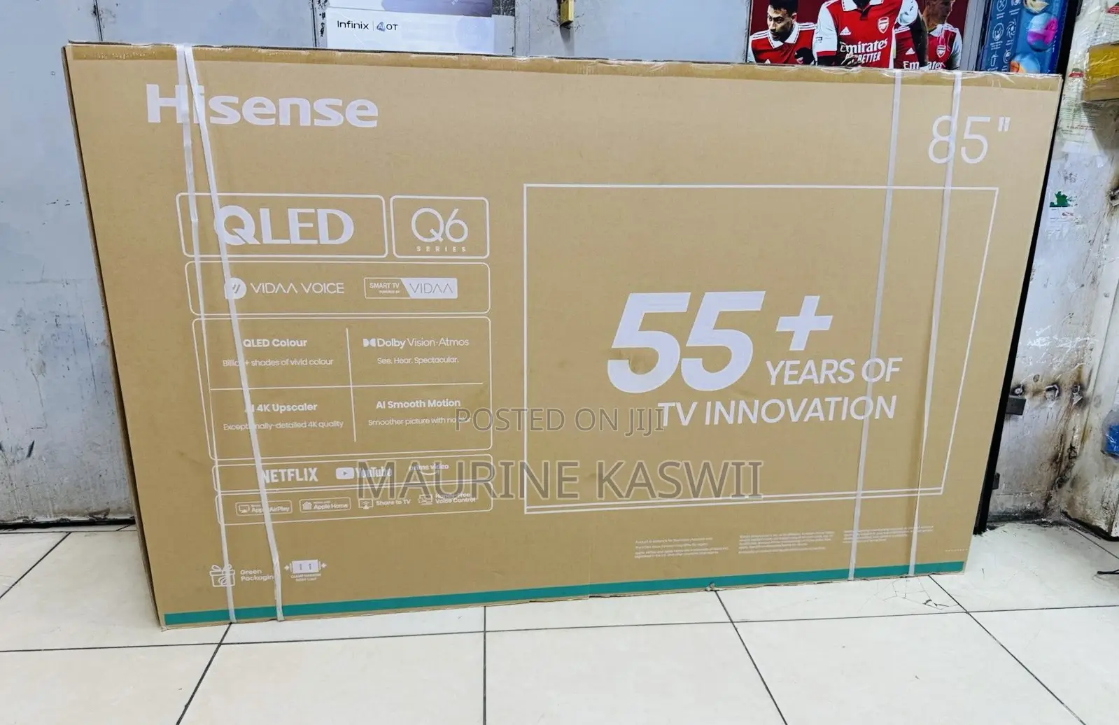 Hisense 85” Inch Qled Smart