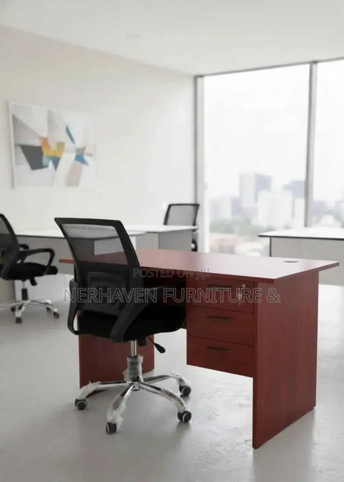 Ergonomic Desk and Chair for Office Study