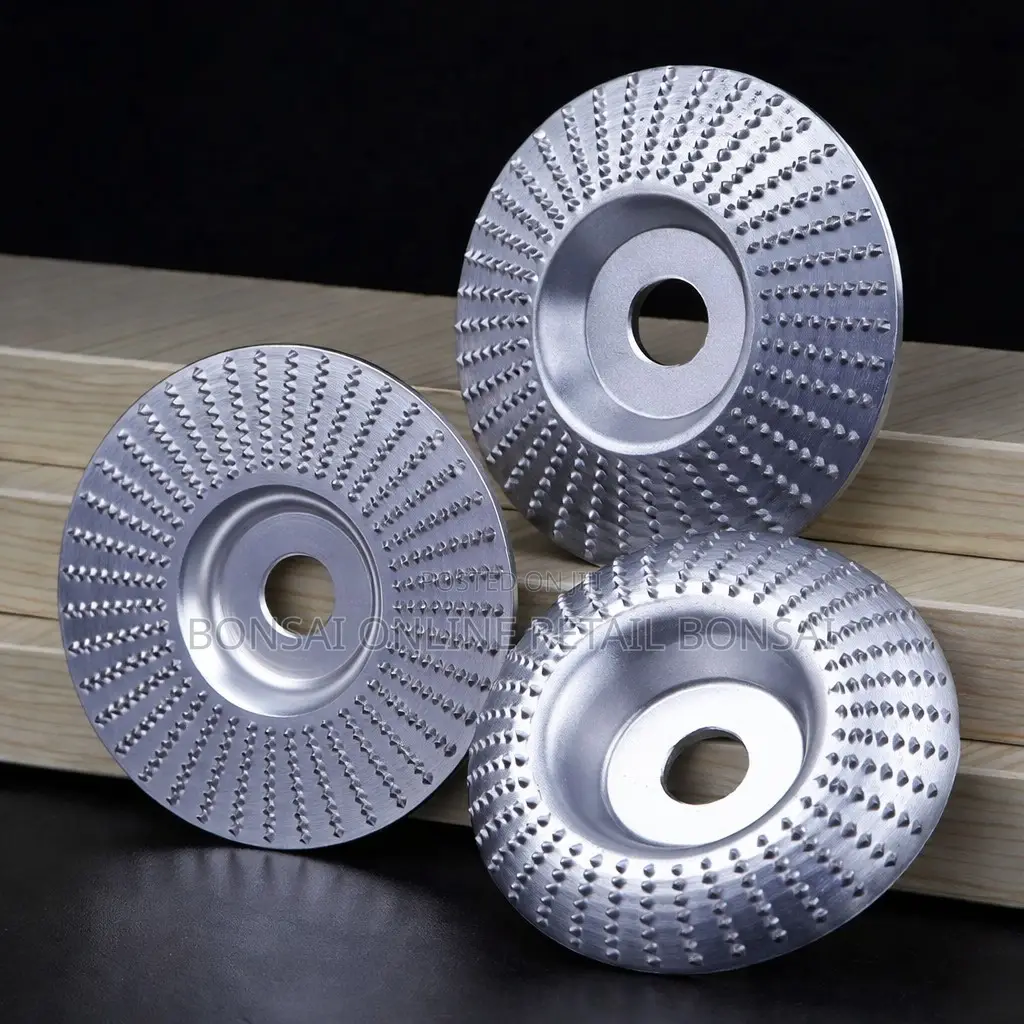 3pcs Rotary Rasp Grinding Discs for Angle Grinder Wood Curving Discs