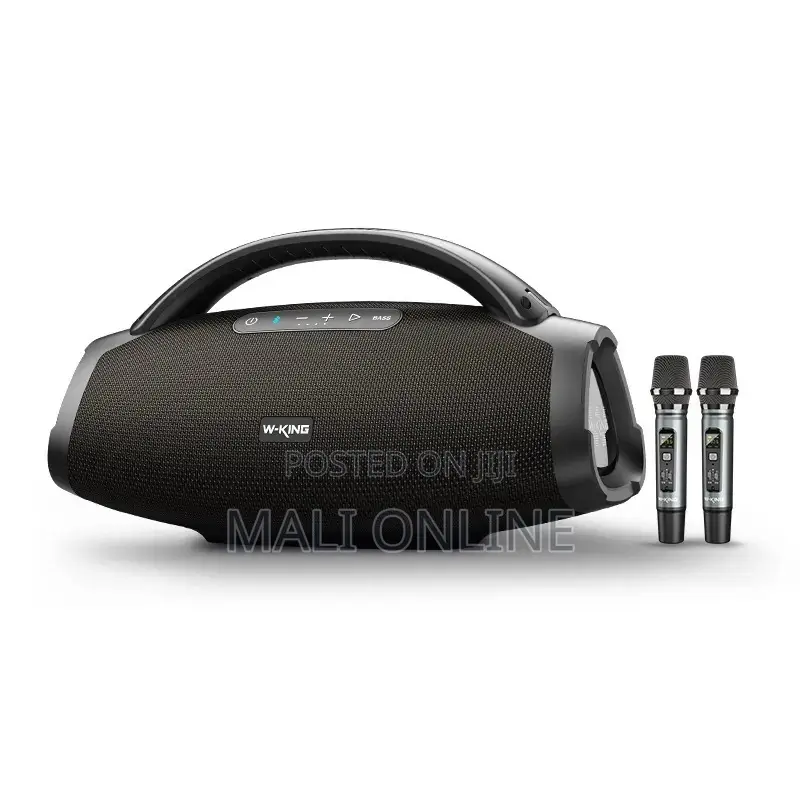 200w Bluetooth Speaker Portable Waterproof With Dual Wireless Mics