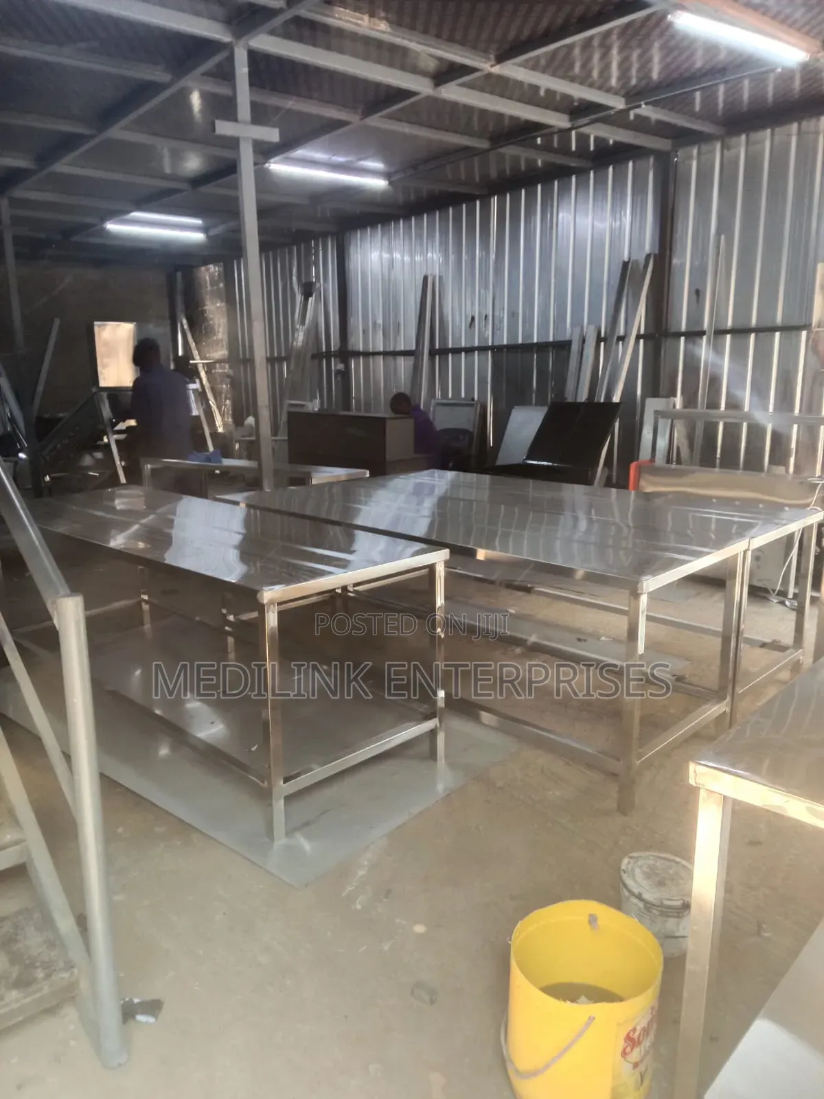 Customized Stainless Steel Kitchen Tables 2.5*8ft
