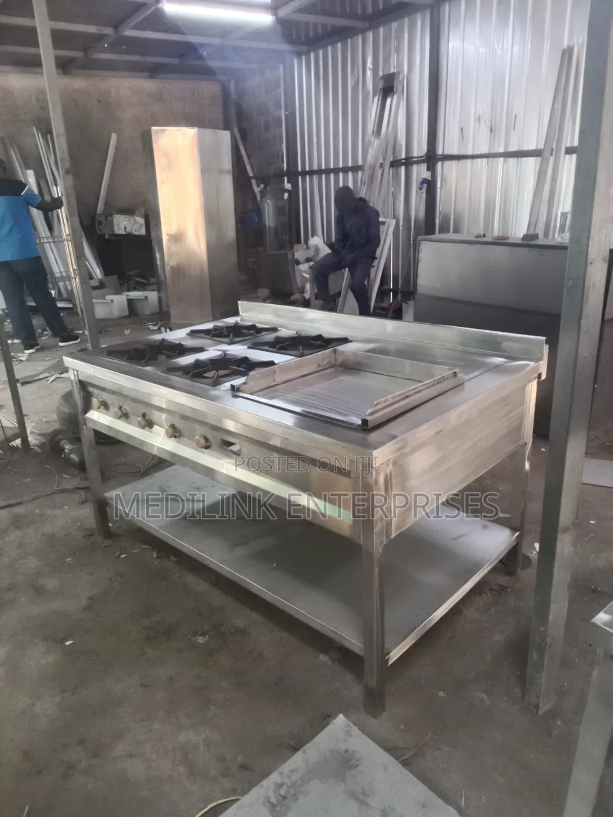 Stainless Commercial Kitchen Cooking Rages