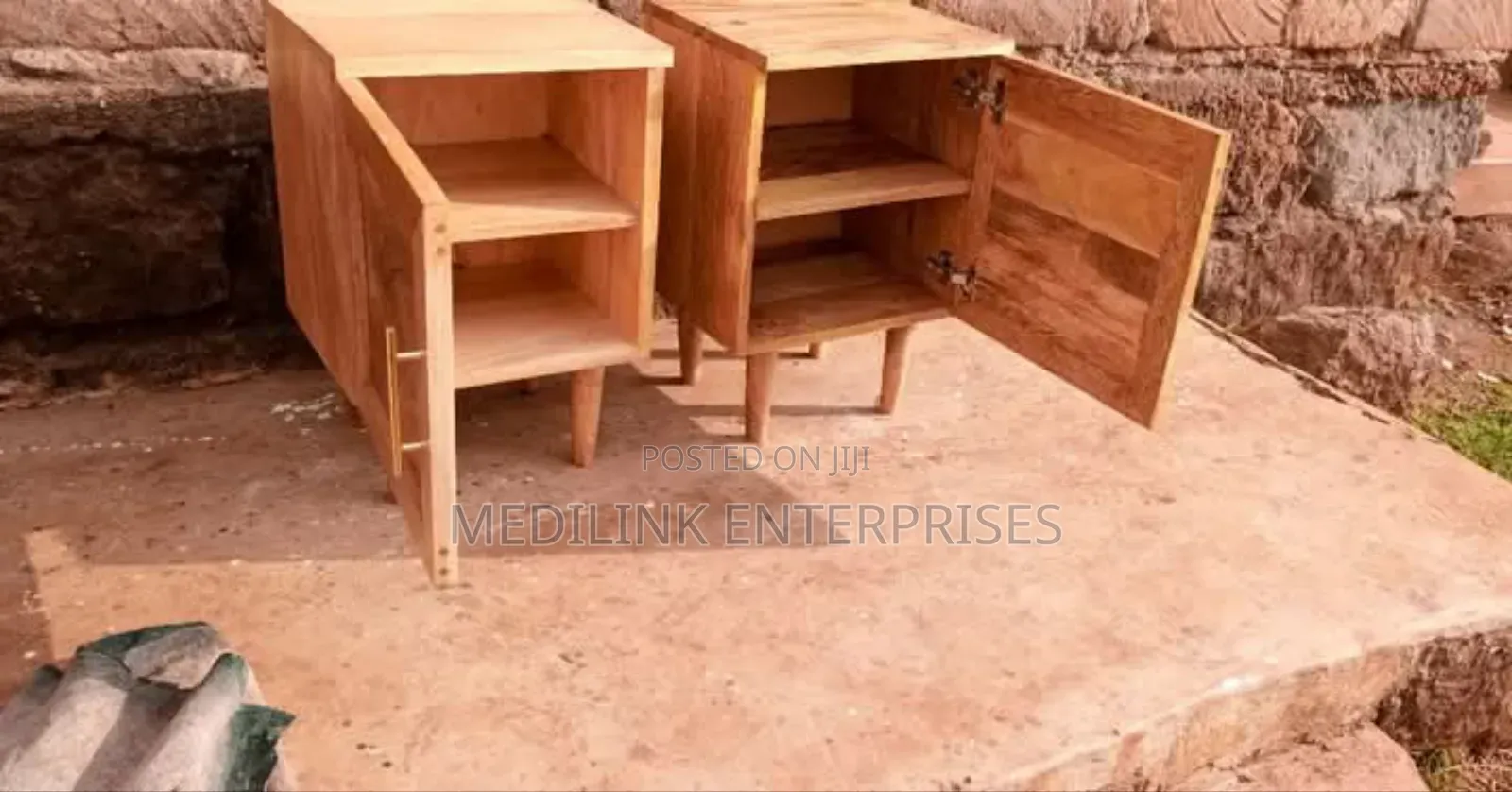 Dried Mango Two Drawers Beside Beds
