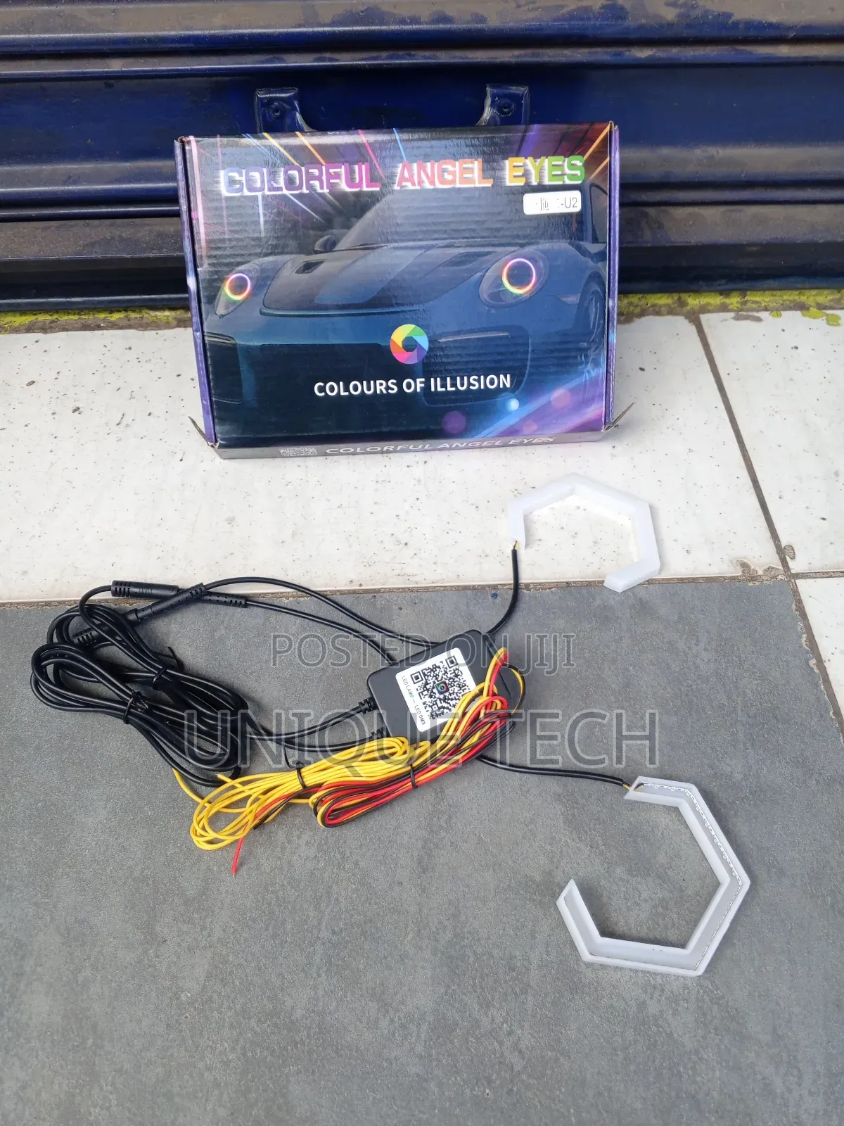 Universal Multi-color Angel Eyes Headlight Rings