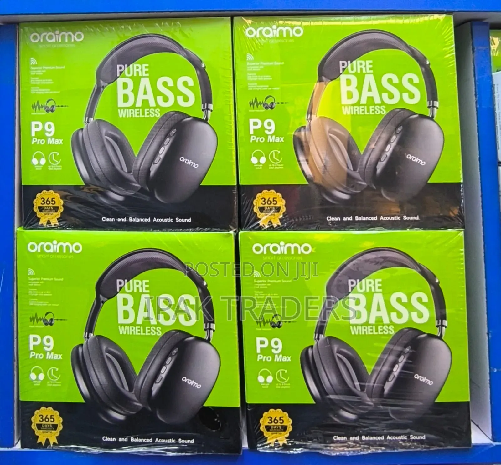 Oraimo Headphone 
Pure Bass