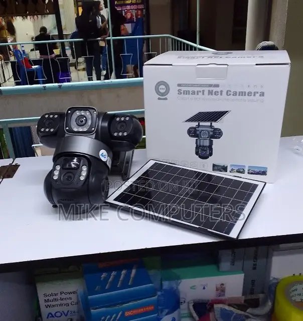 Solar Light Triple Lens 4g Camera PTZ 3 Lens Solar Street CCTV