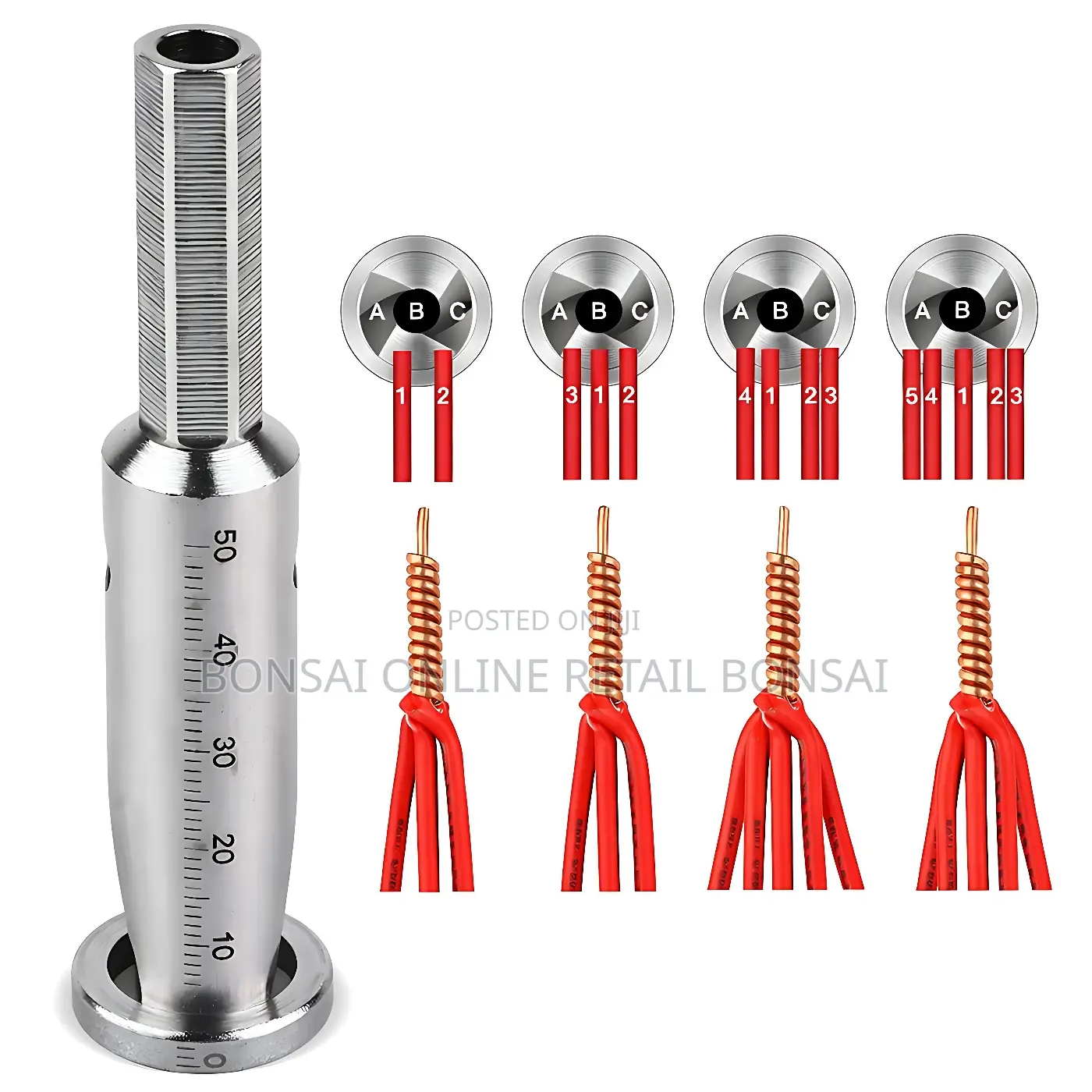 Electric Wire Twisting Tool Drill Attachment 2–5 Lines Connector