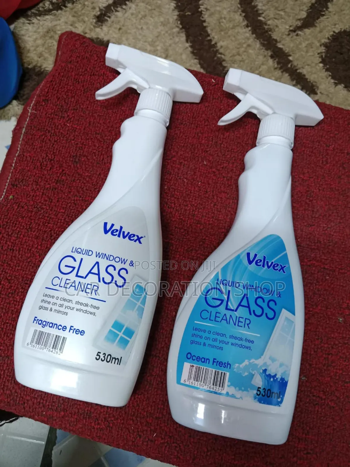 530ml 2pcs Velvex Windows and Mirrors Glass Cleaner Spray