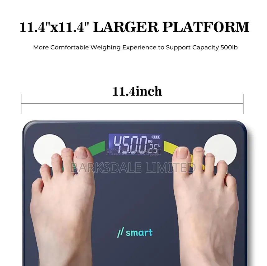 Rechargeable Smart Bmi Bluetooth Weighing Scale Digital Led LCD App