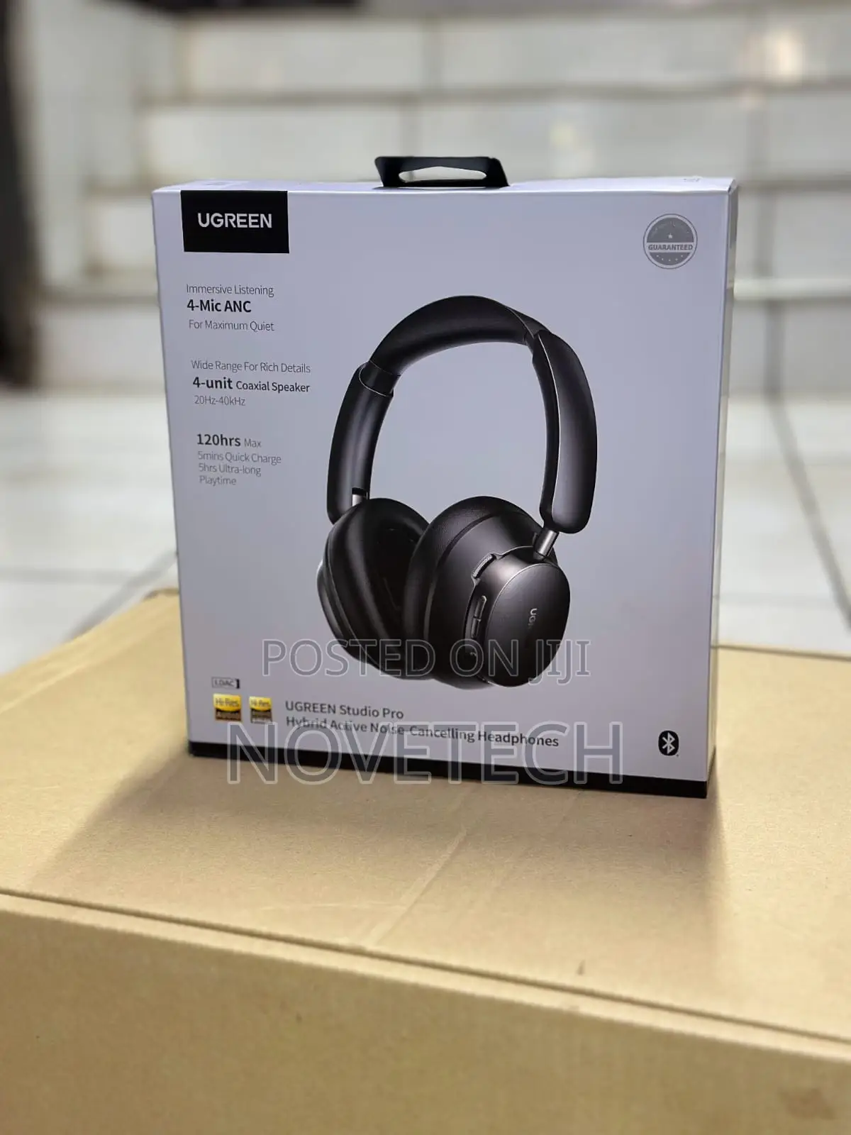 Ugreen Studio Pro Hybrid Active Noise-cancelling Headphones Black