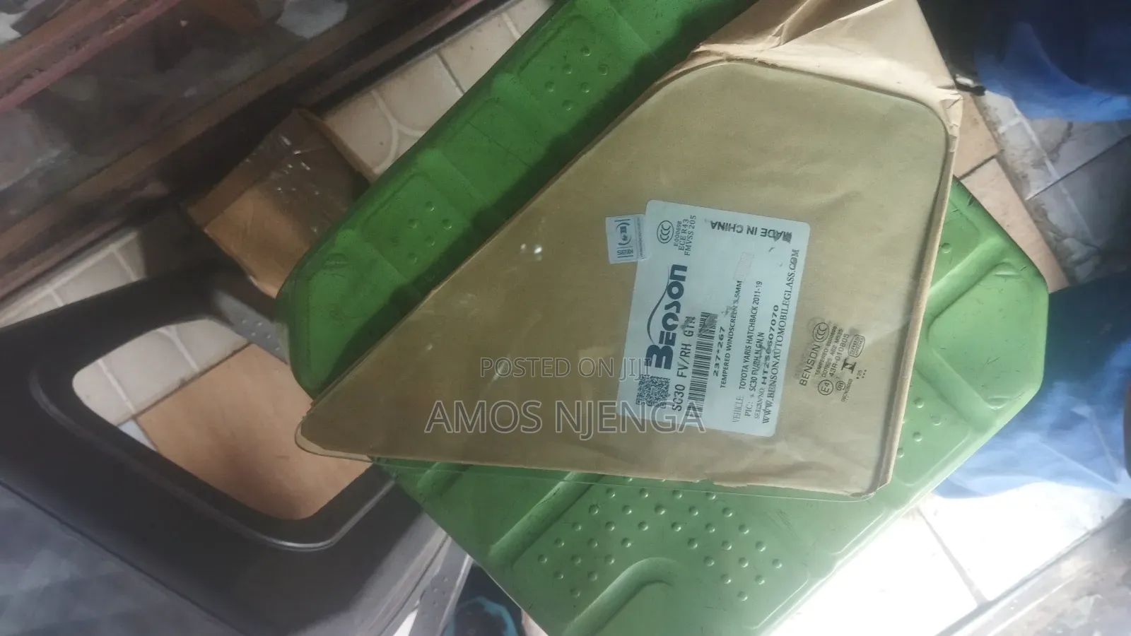 Toyota Vitz 2011-2019 Quarter Glass