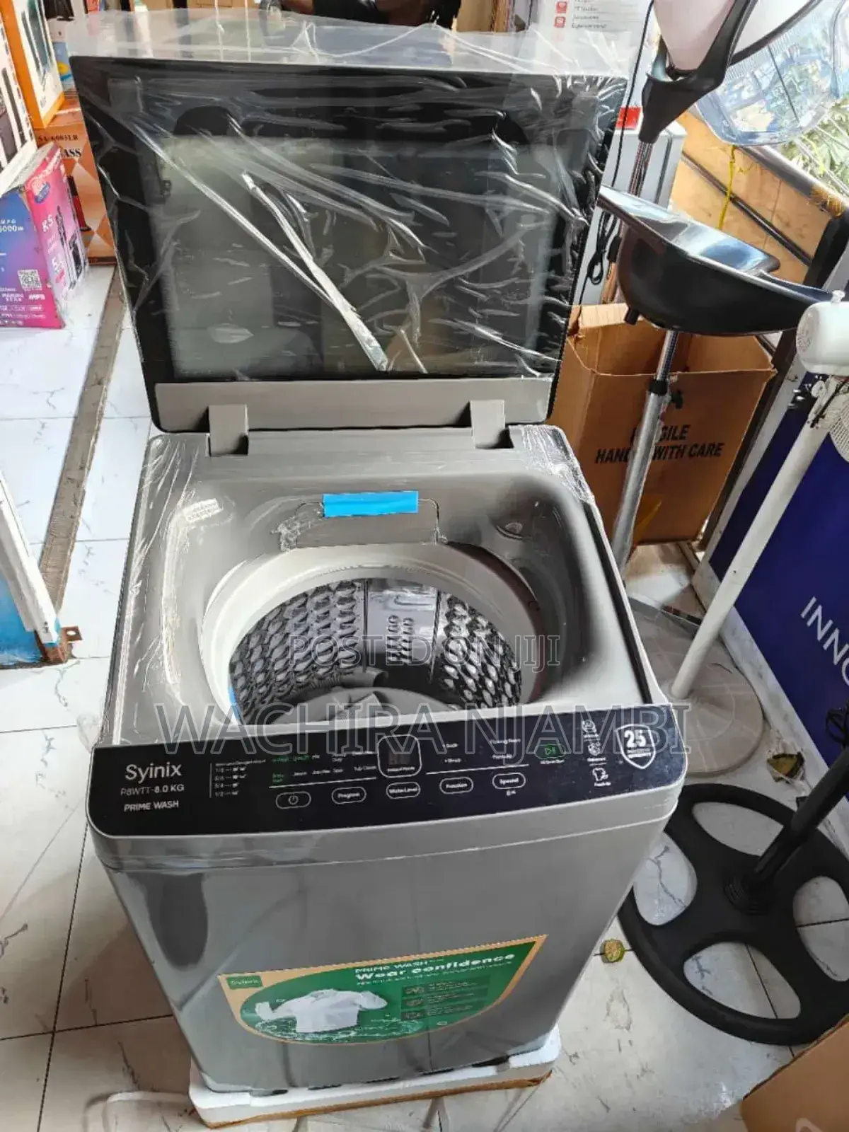 8kg Syinix Topload Full Automatic Washing Machine