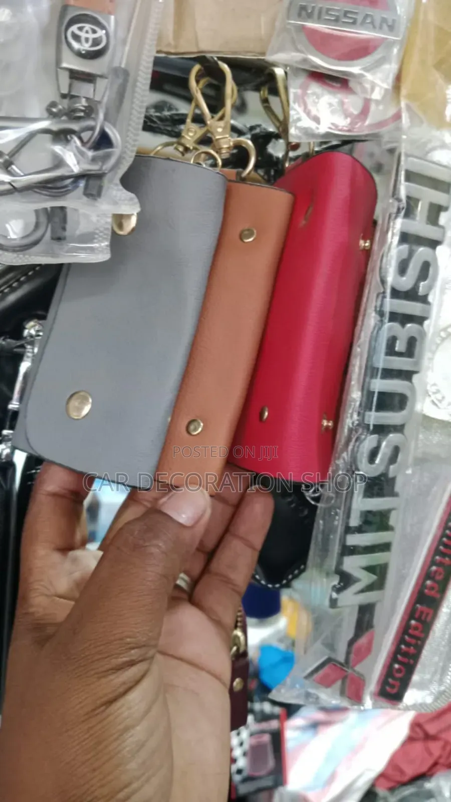 Trouser Leather Hanging Key Pouch