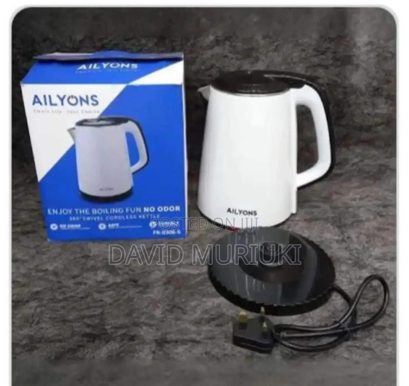 Ailyons 1.8ltrs White Kettle