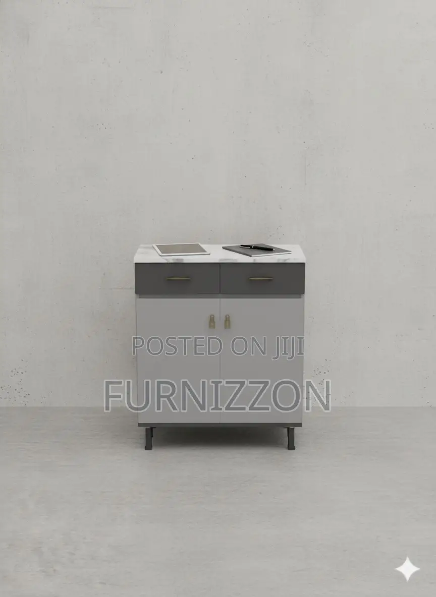 Minimalist Bedside 2-Door Cabinet