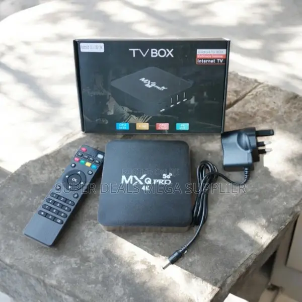 MXQ Pro Android Tv Box 5g Dual Band Wifi Smart Media Streamer