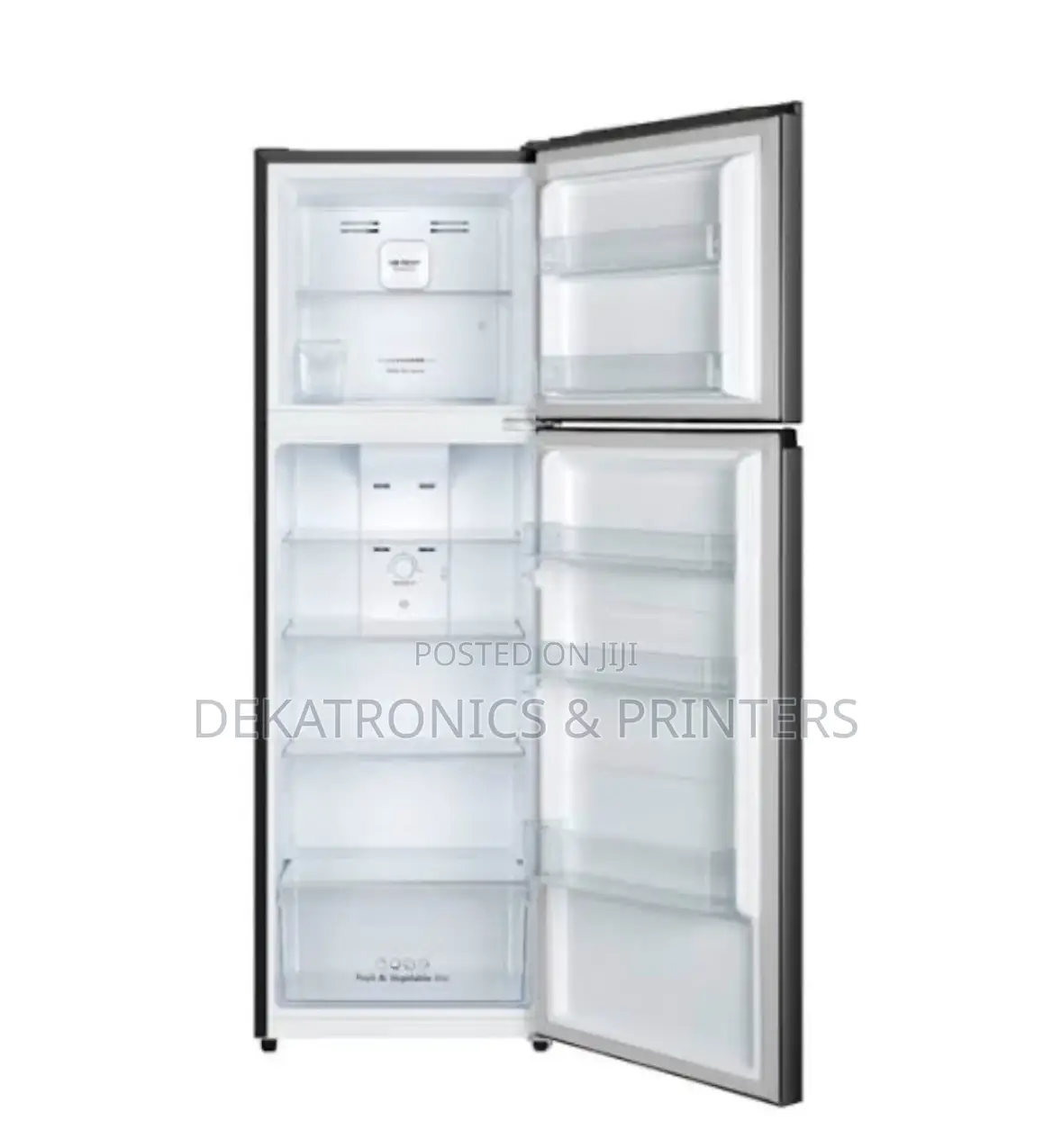 Hisense Fridge 250 Litres No Frost Silver Double Door