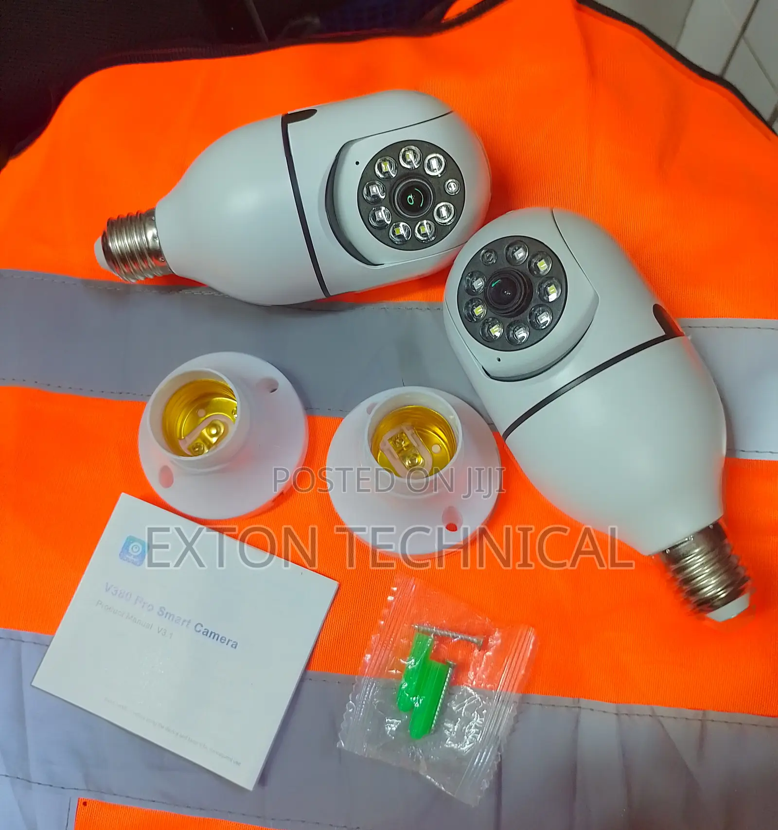 Buy Light Bulb Security Camera 360 Degree,V380 Nanny Cam