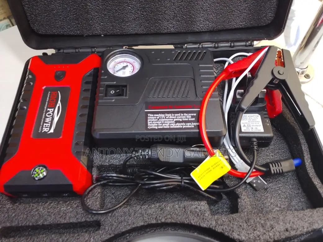 Heavy Duty Portable Jump Starter For Cars & Motorbikes