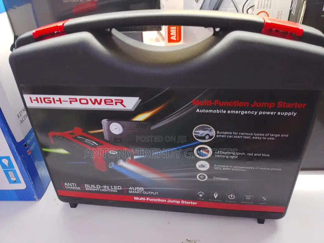 Heavy Duty Portable Jump Starter For Cars & Motorbikes