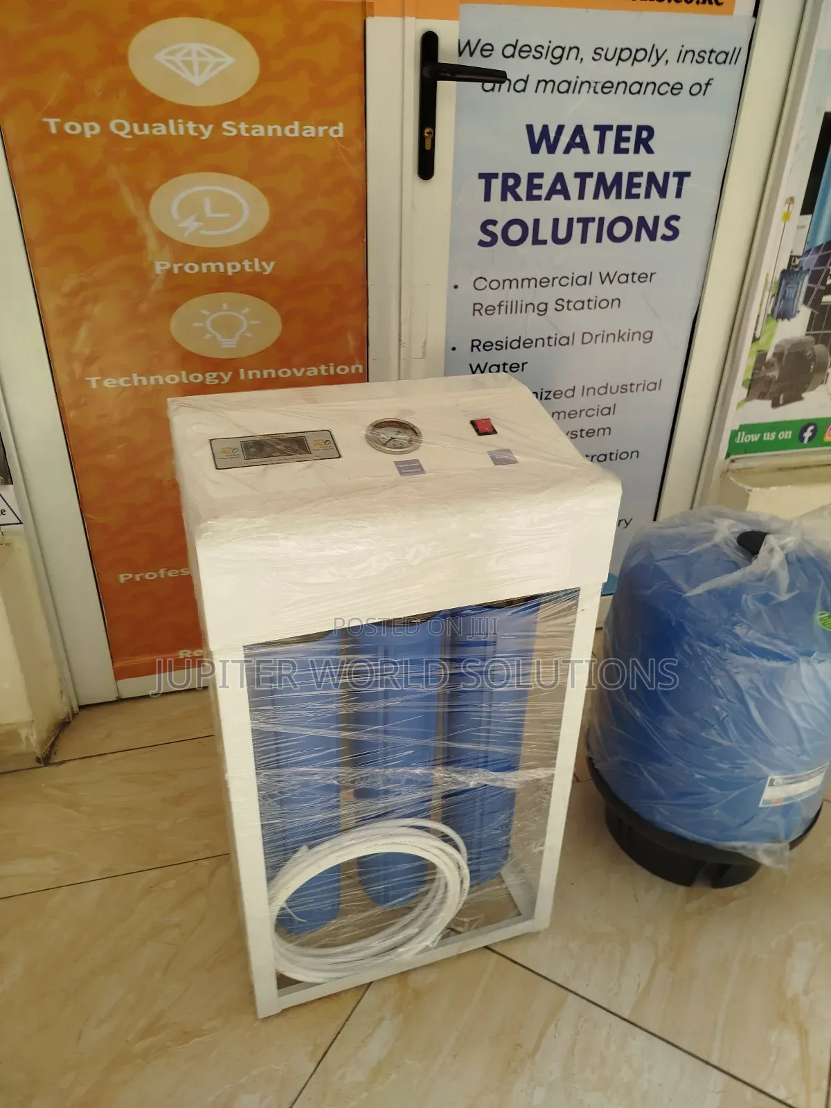 100 L/Hr Reverse Osmosis System