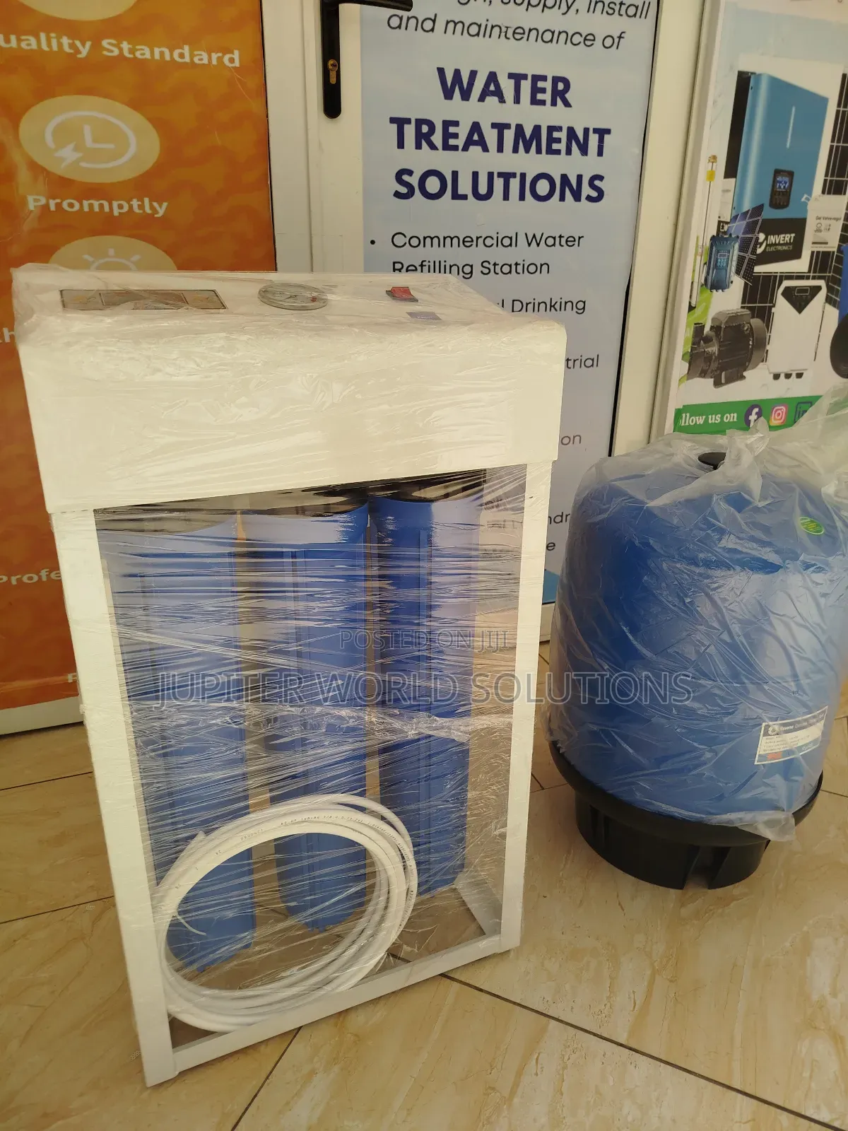 100 L/Hr Reverse Osmosis System