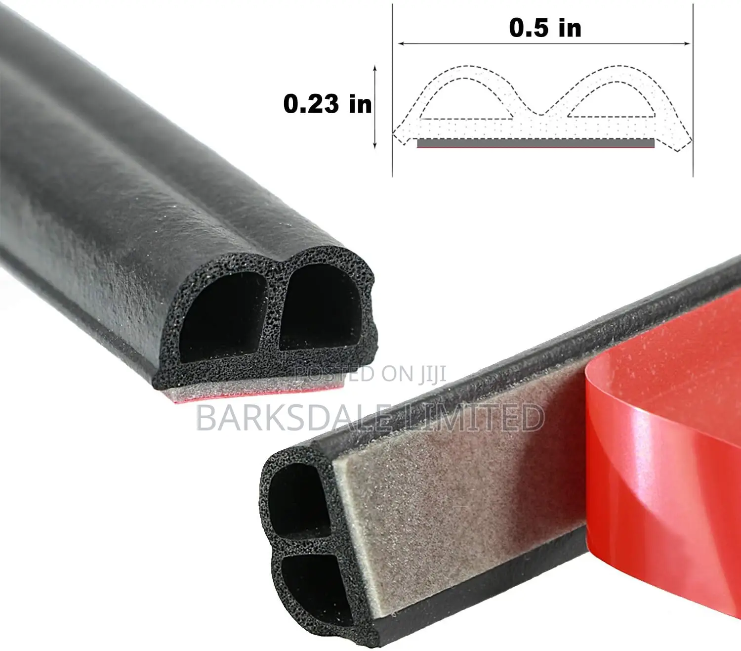 Car Door Self Adhesive Guard Rubber Seal Strip Protector Weatherstrip