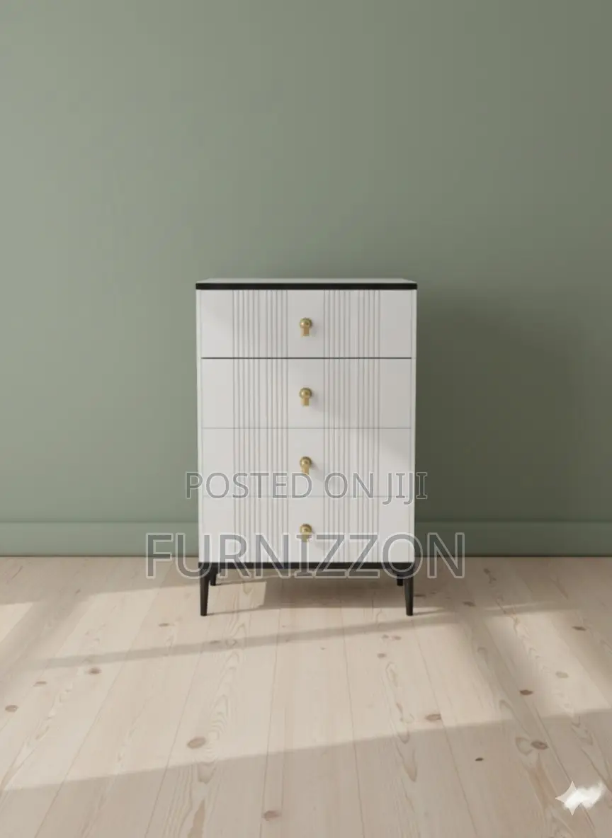 Wooden Chest With 4 Spacious Drawers