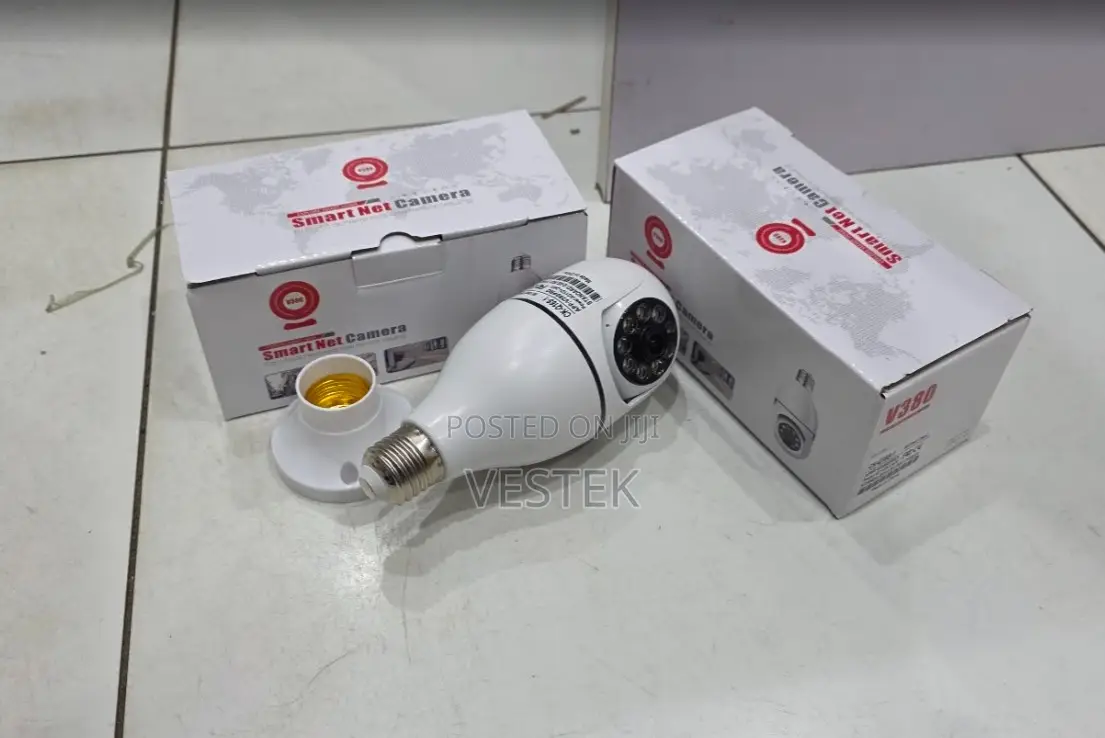 V380 Pro Bulb Surveillance Camera 2mp CCTV Camera