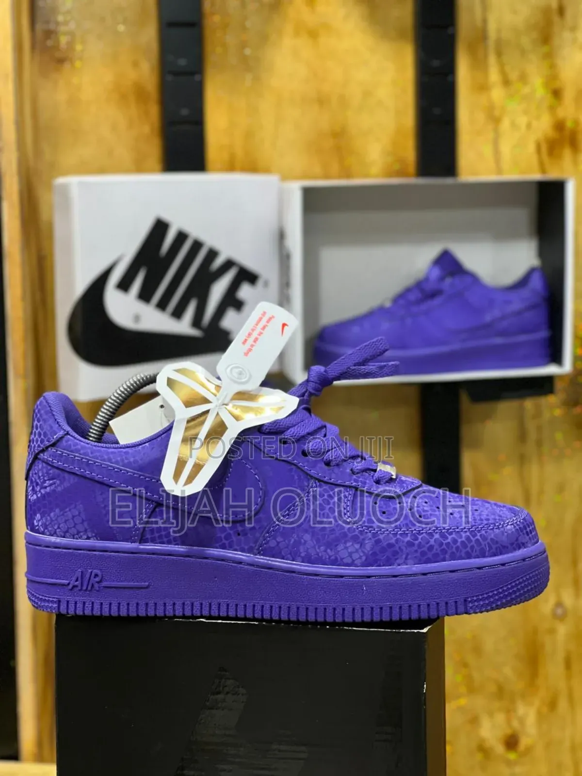 Nike Air Force 1 Low X Kobe Bryant Snake-Skin Texture