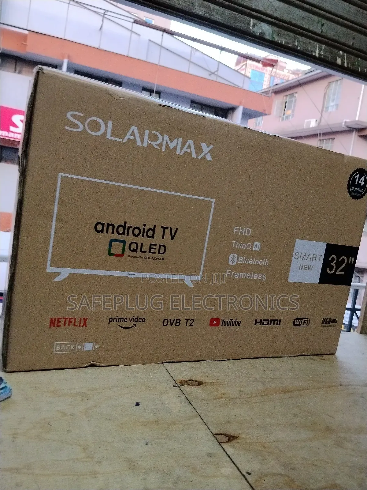Solarmax 32" Frameless Android Tv | Solar Compatible | Kenya