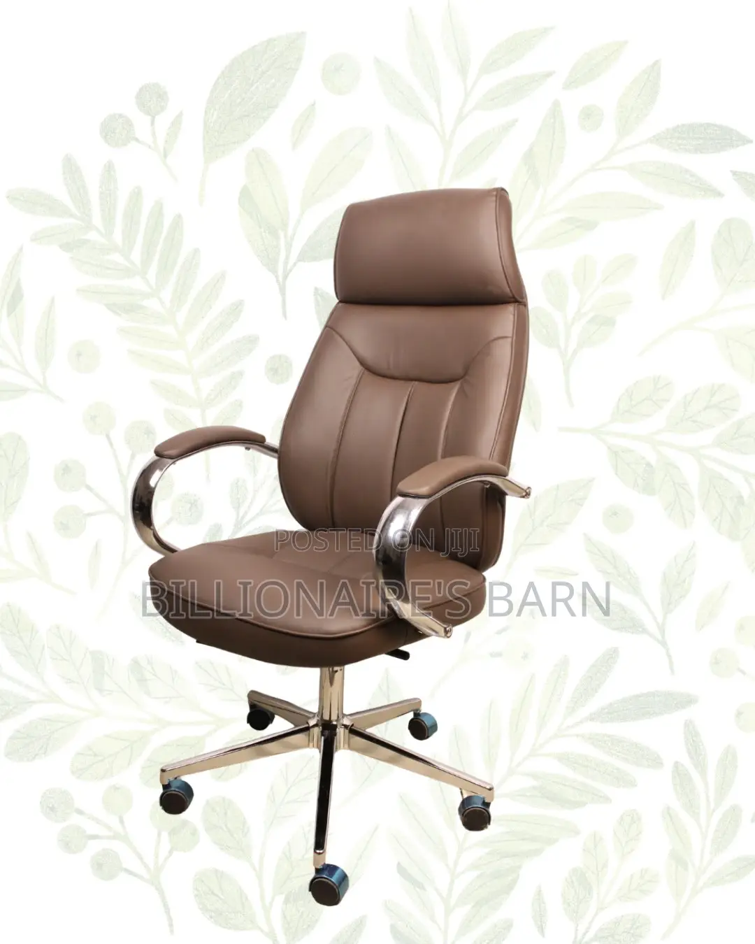 Brown Executive Chair | Cool Airflow for Kenya’S Warm Afternoons