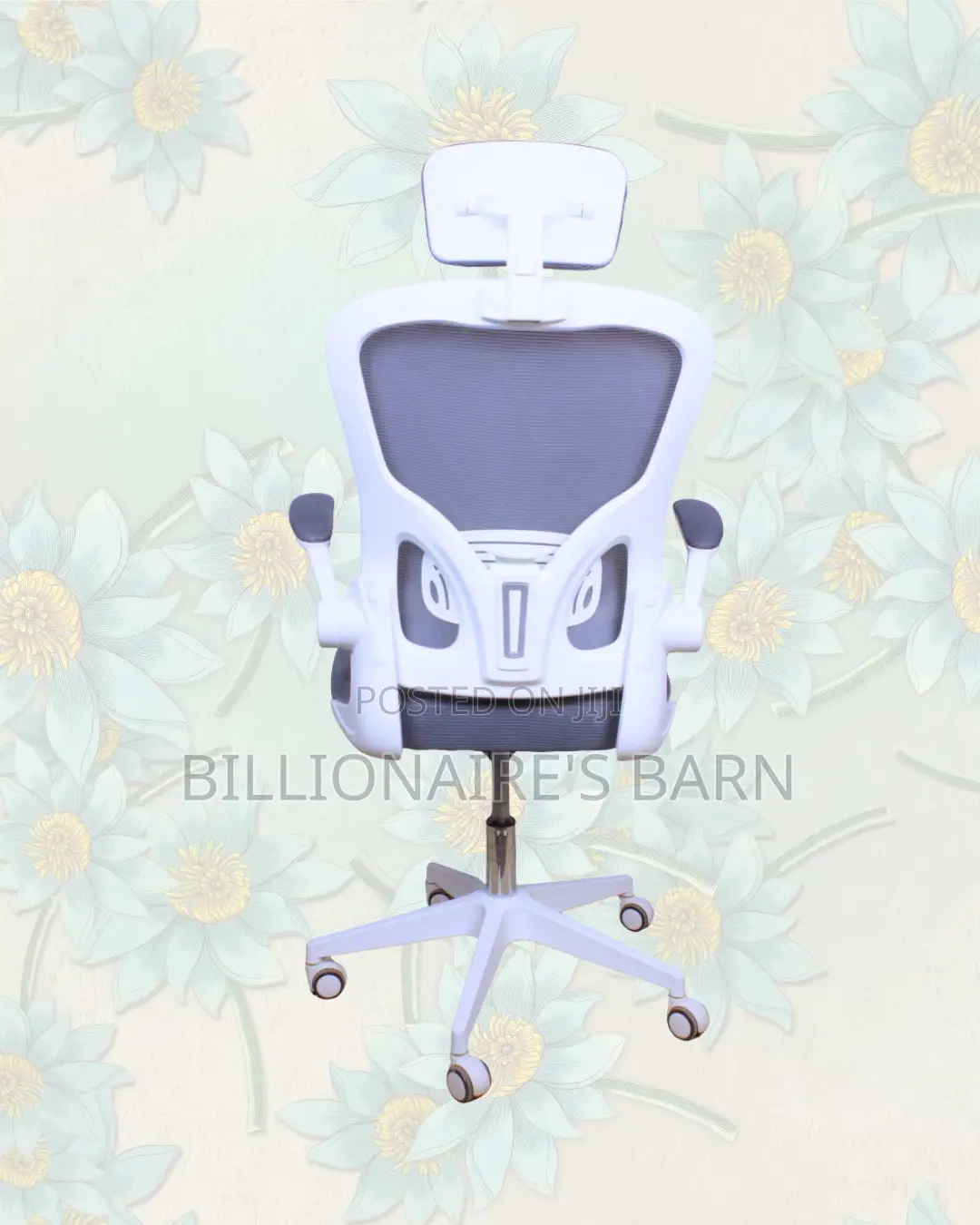 White Ergonomic Mesh Chair | Firm Support With a Soft Landing Seat