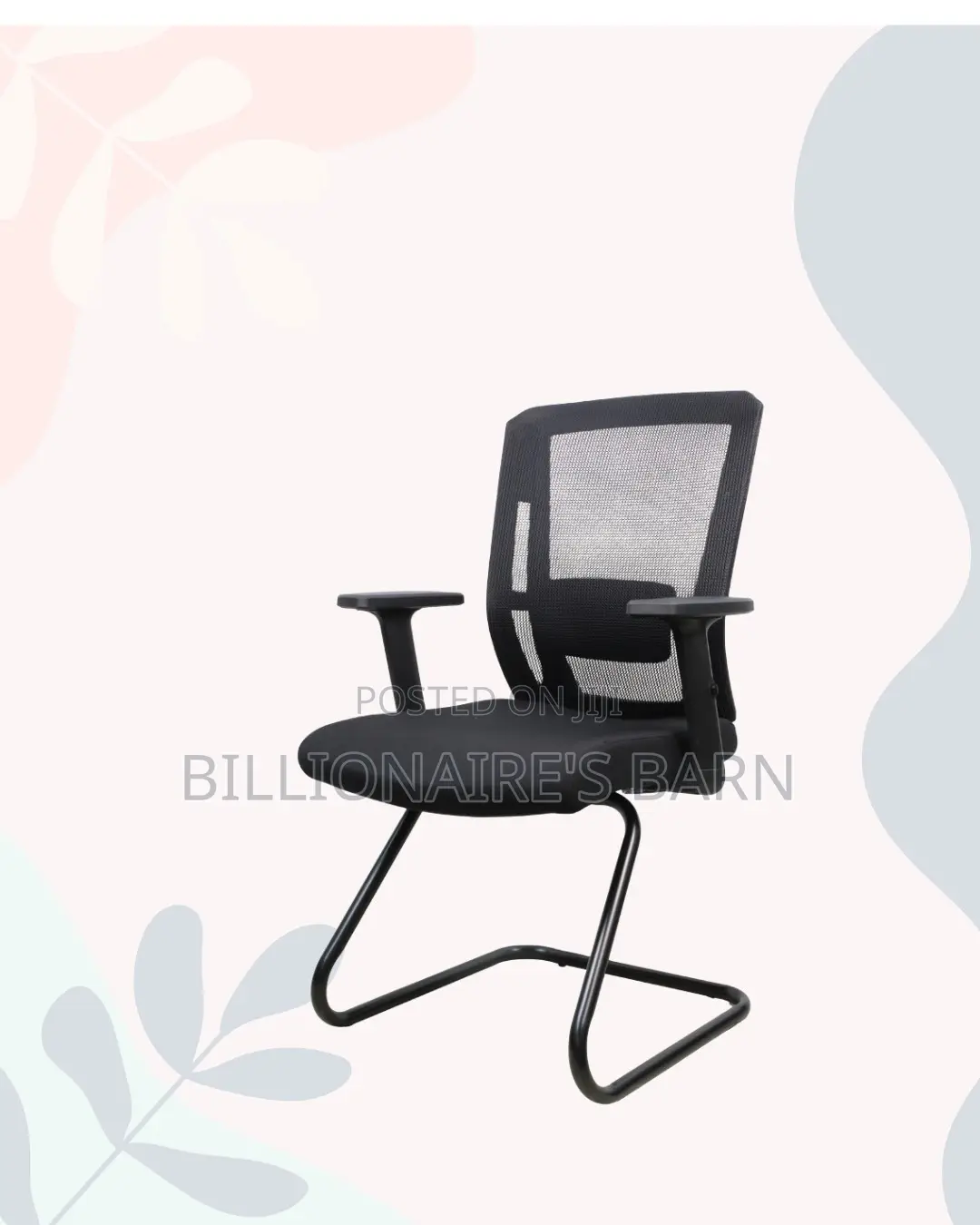 Black Visitor Chair | Firm Support With a Soft Landing Seat |
