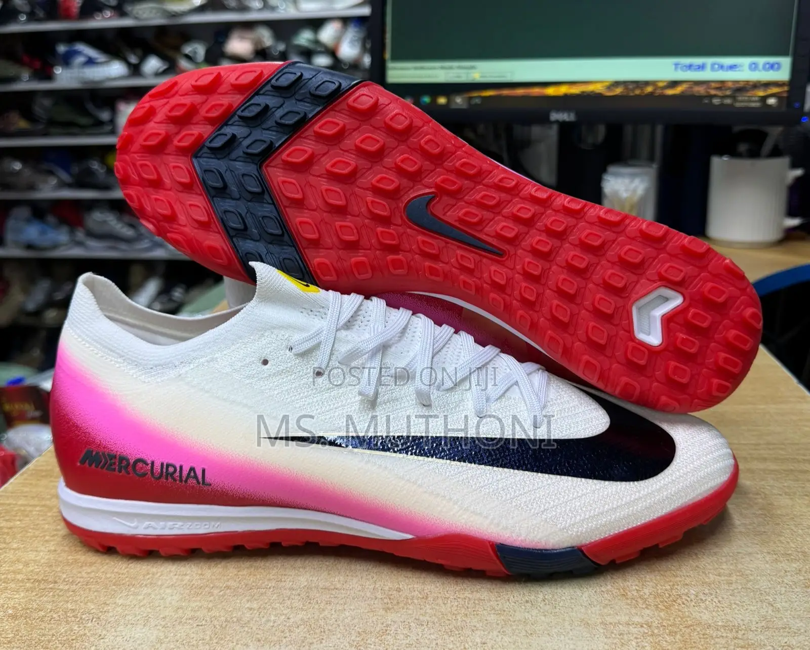 Nike Air Zoom / Mercurial Vapor 16 Elite Fg Soccer Cleats Size 46-48