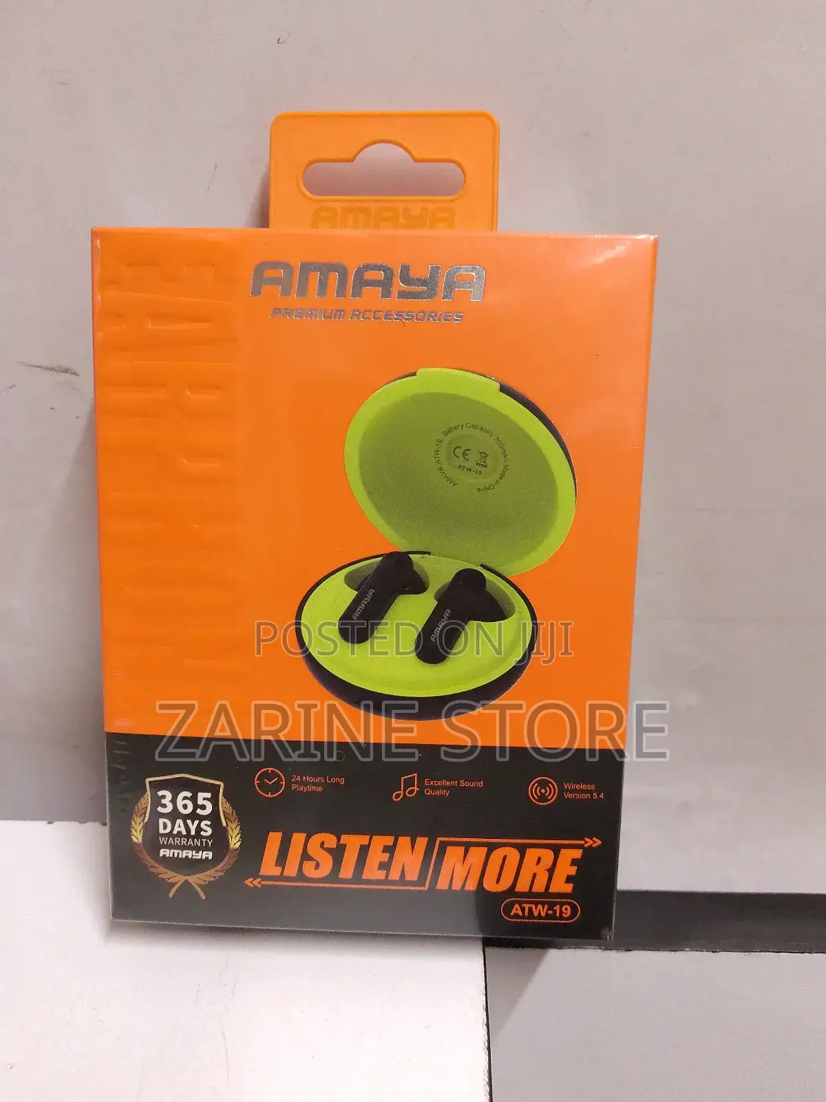 Amaya Earpods True Wireless Earbuds Earphones 24 Hours Play Time Atw19