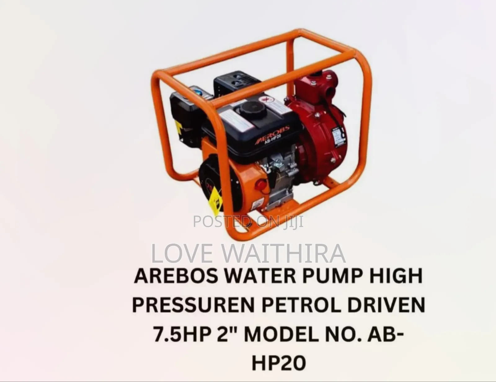 2inch Arebos 7.5hp High Pressure Petrol Water Pump