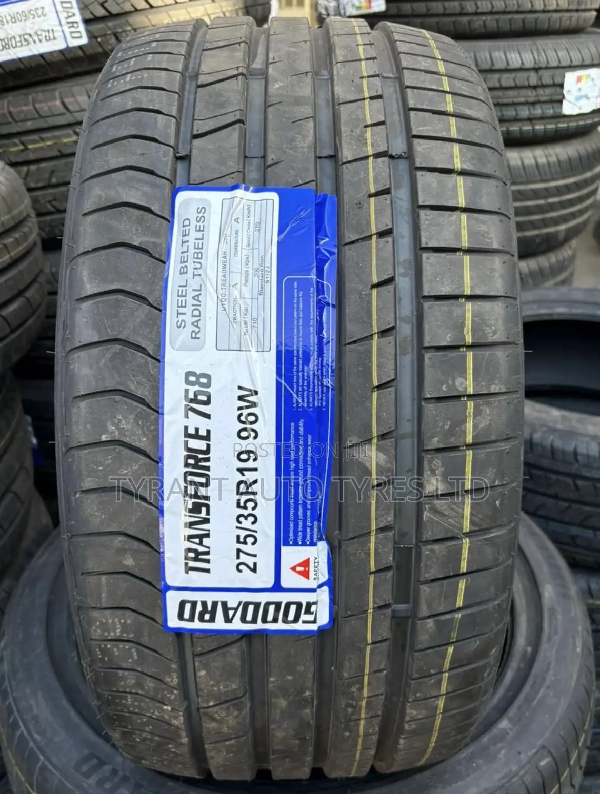 275/35r19 Goddard Tyre