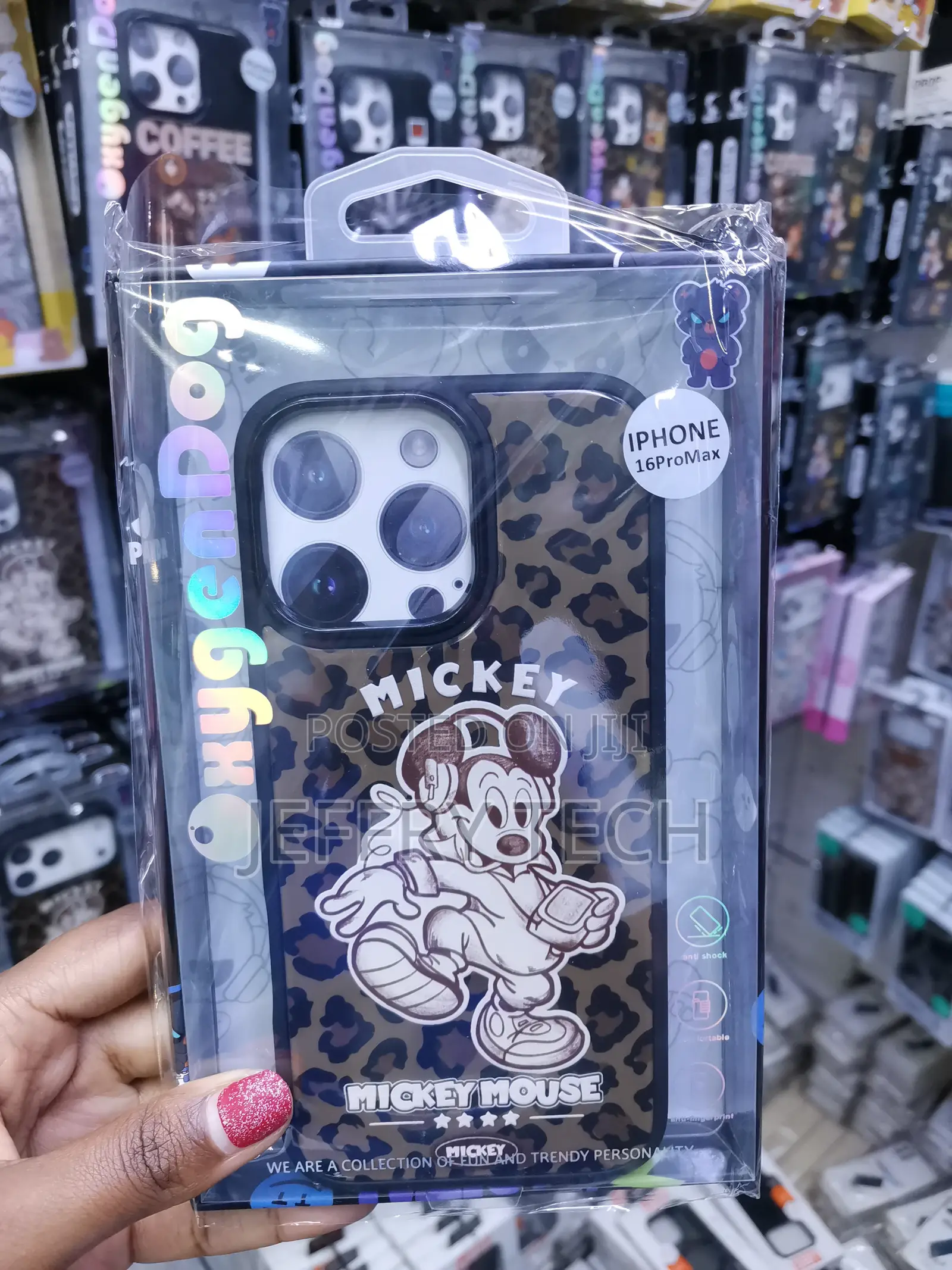 Carcasas iPhone 16 Pro Max Official Disney Mickey Hard Amor Case