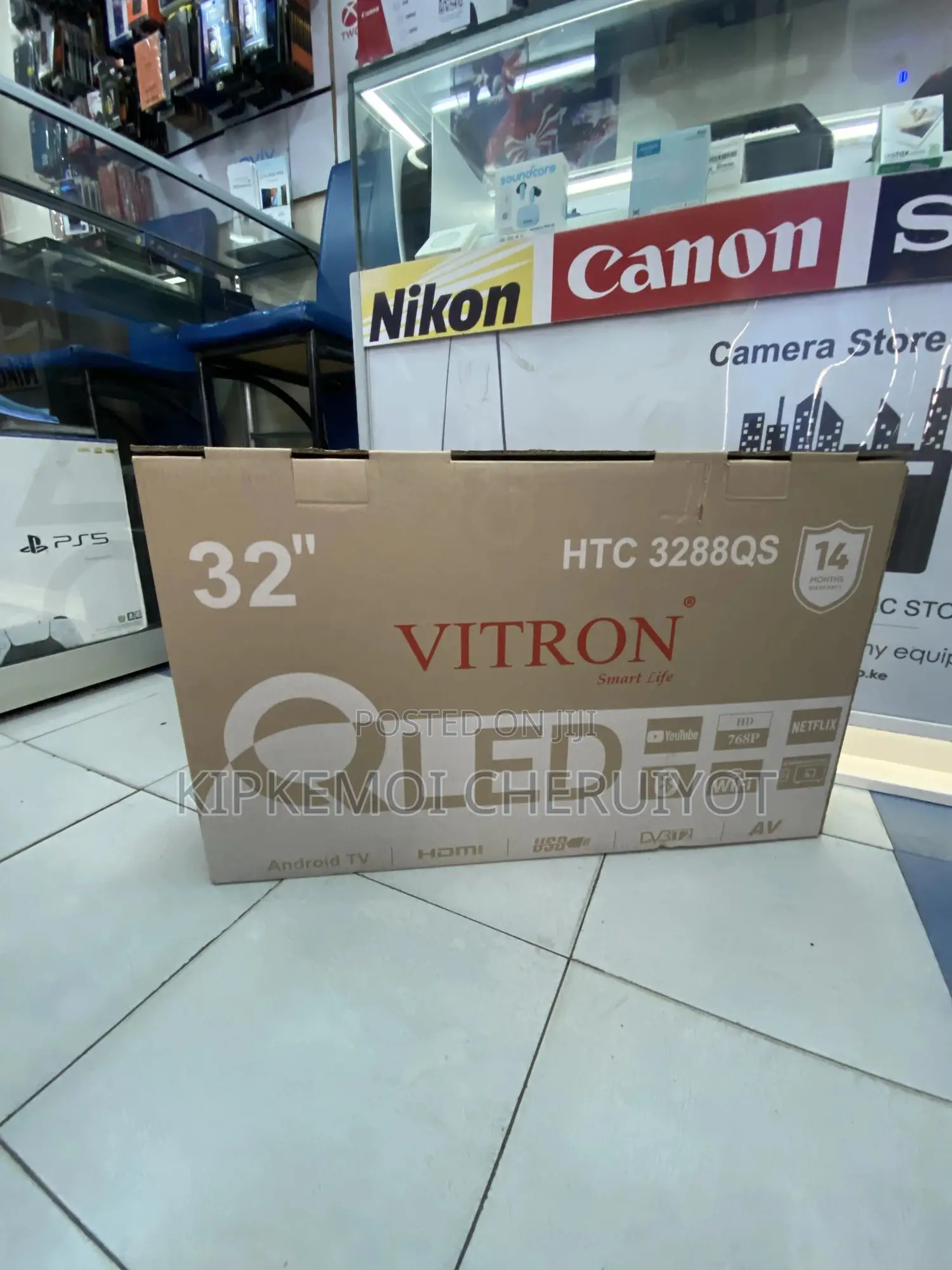 Vitron 32 Inch Qled Smart Android Tv – HTC 3288qs