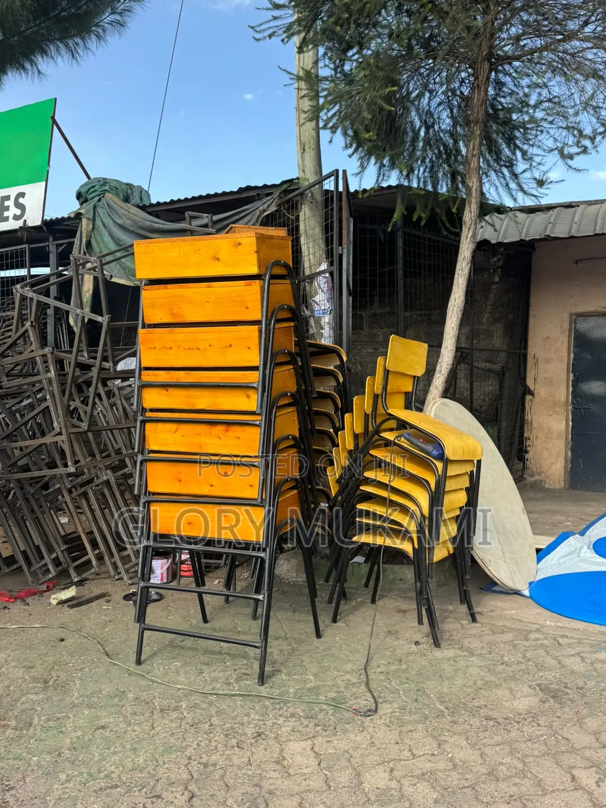 Junior Secondary School Lockers And Chair